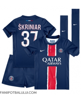 Paris Saint-Germain Milan Skriniar #37 Echipament de Fotbal Replică 2024-25 Copii Acasa (+ Șorturi)
